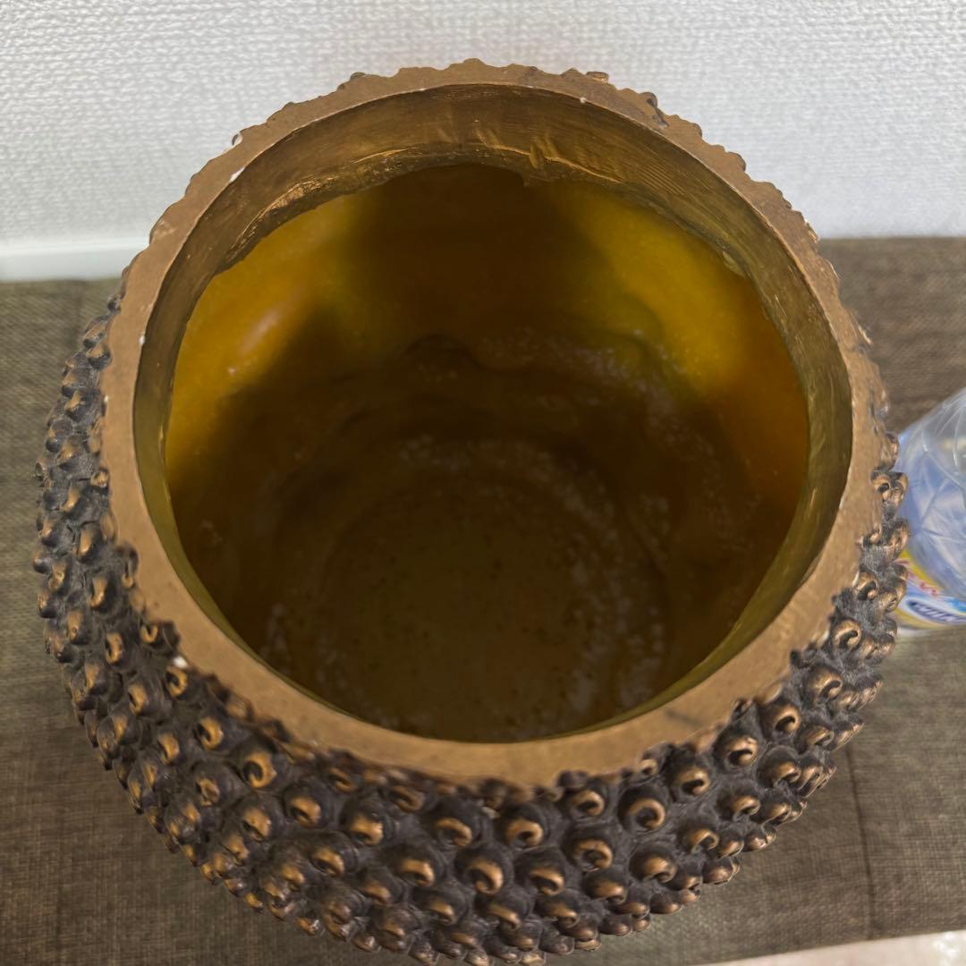 【希少品】Faces Vase TMS 2006 大仏 壺 ハンドメイド アート