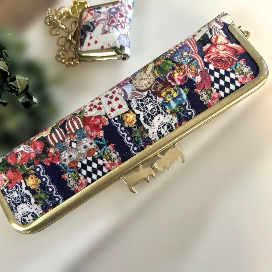 ジョリーフルール　スリムペンケース　がま口
