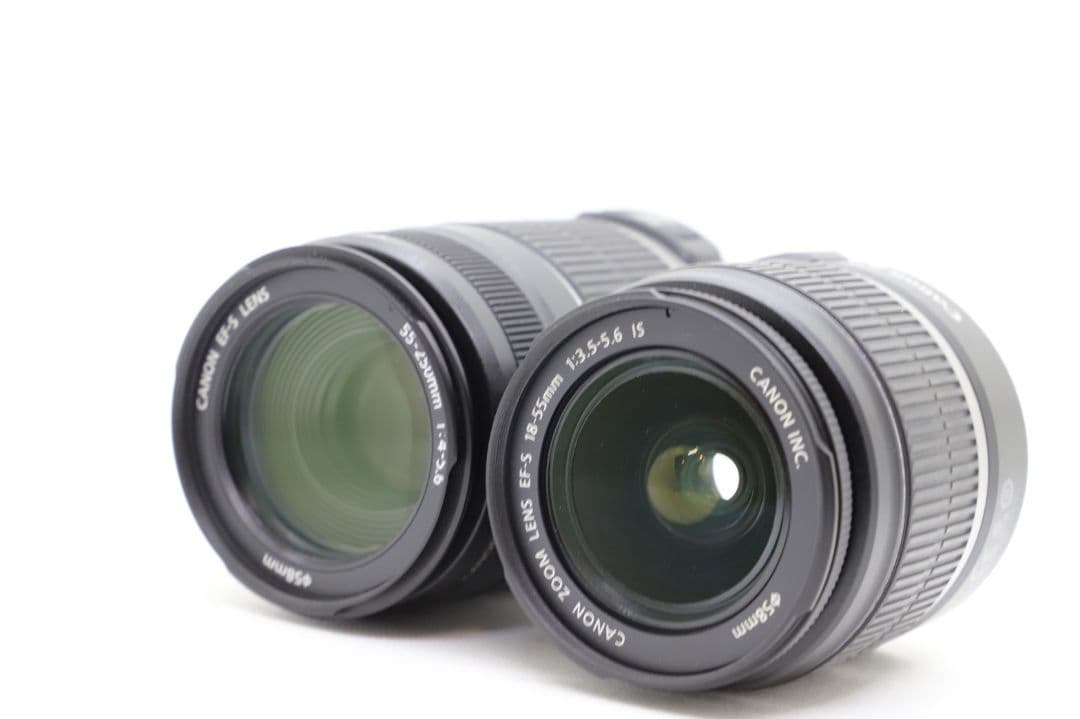 12月23日限定 Canon EF-S18-55mm & 55-250mm IS