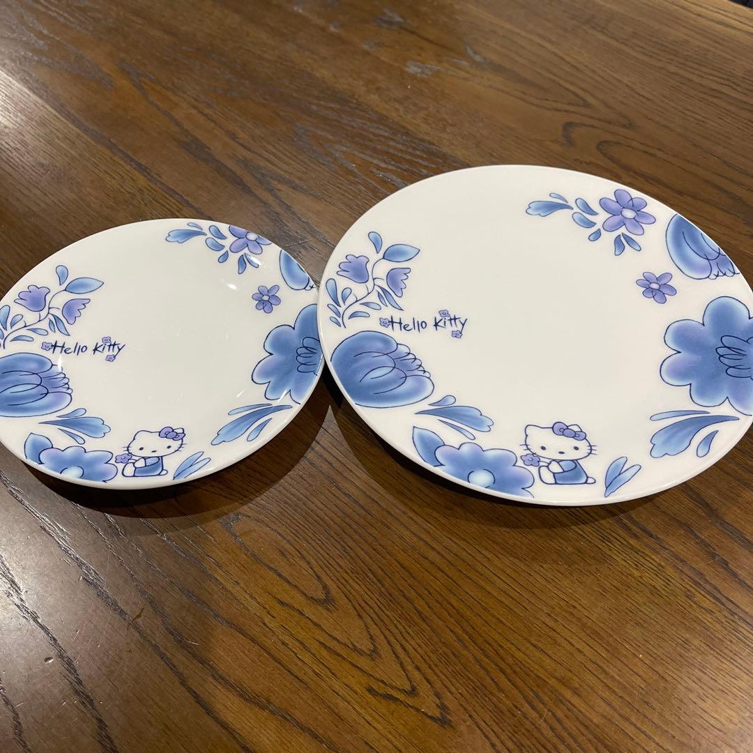 新年スーパーSALE ハローキティー　陶器　お皿　レア　3点セット