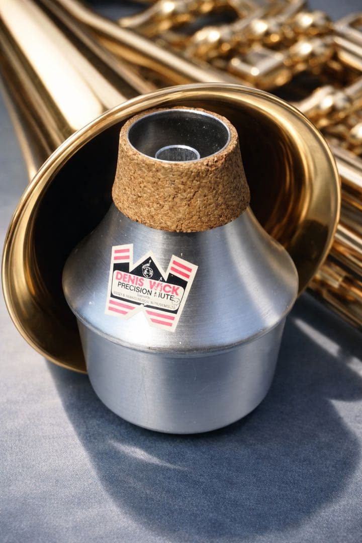 DENIS WICK トランペット用ミュート アルミ製 コルク中古 現状品