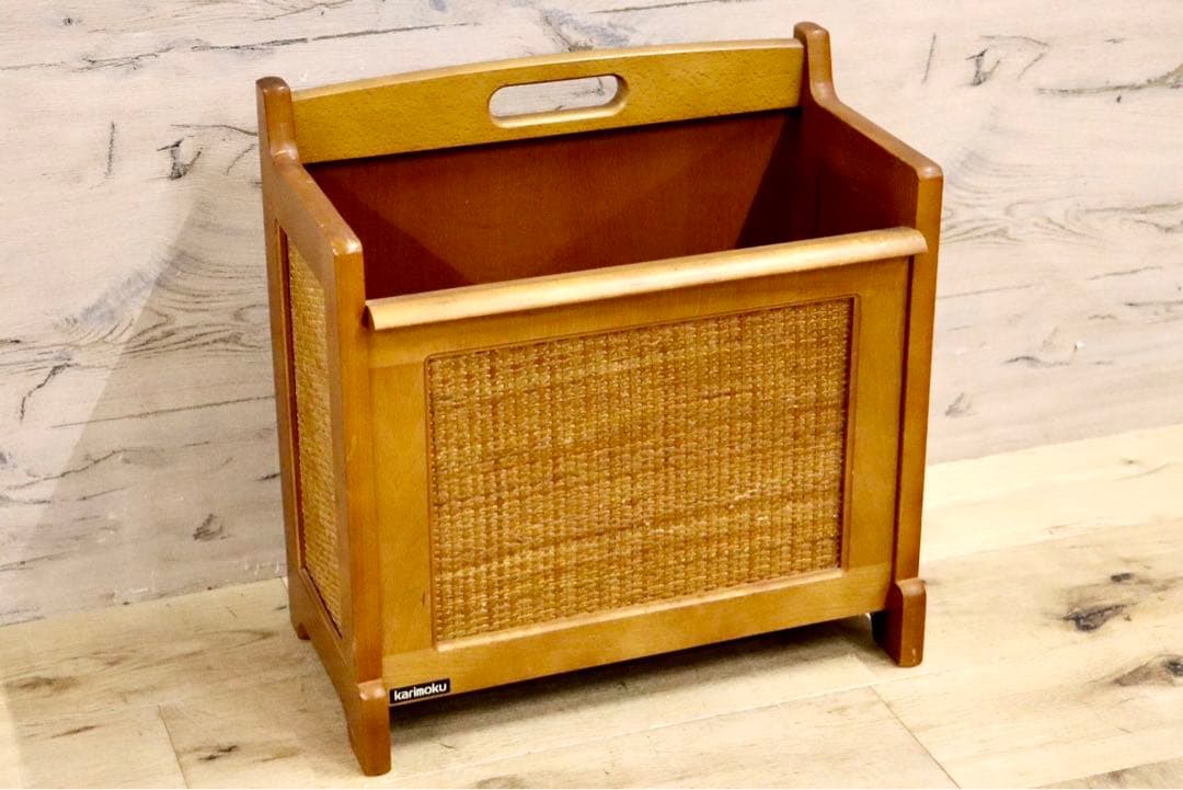 GMHK664○karimoku / カリモク コロニアル マガジンラック スリ