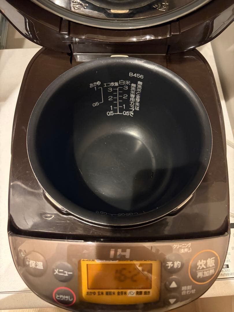 【美品】象印　IH炊飯器　３合炊き