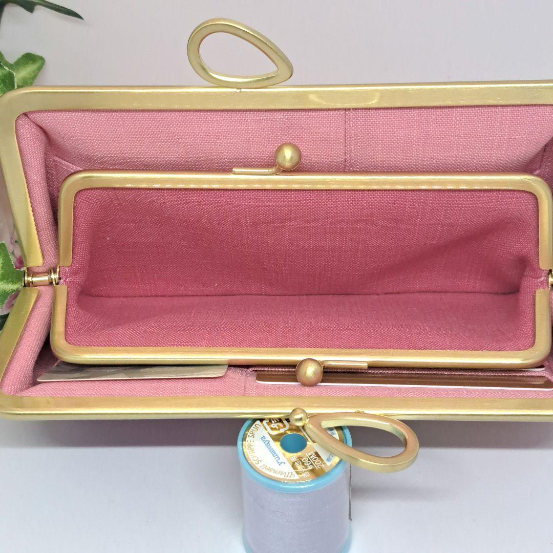 リヤ　親子がま口と親子がま口長財布2点