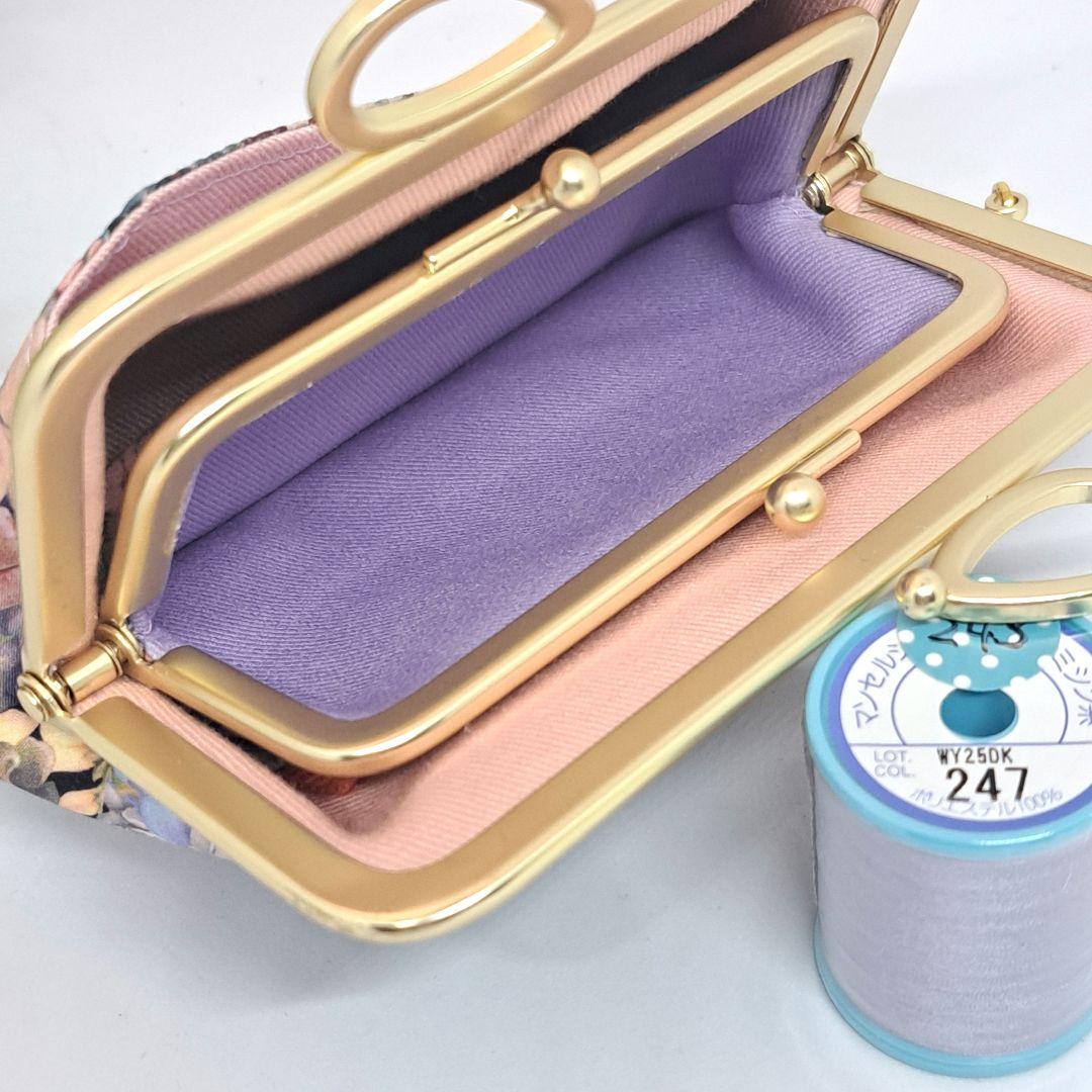 リヤ　親子がま口と親子がま口長財布2点