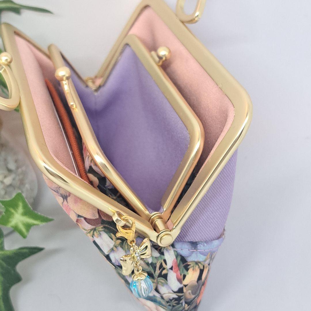 リヤ　親子がま口と親子がま口長財布2点