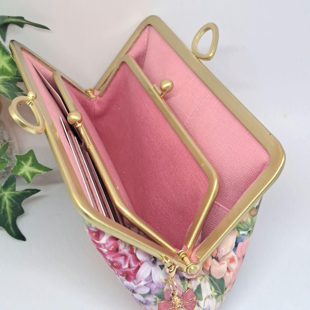 リヤ　親子がま口と親子がま口長財布2点