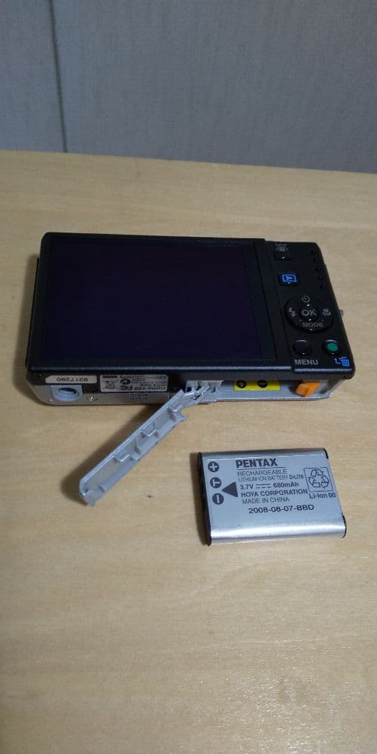 PENTAX コンパクトデジタルカメラ シルバー