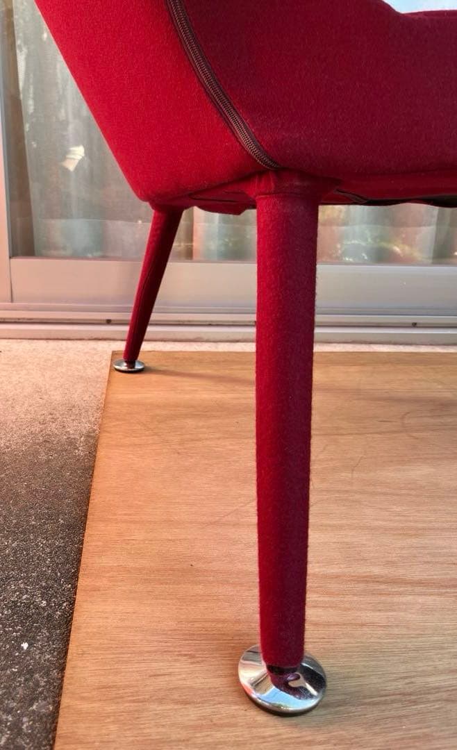 J&M ティファニーレッドソファ　アメリカ　ミッドセンチュリー　モダン　希少