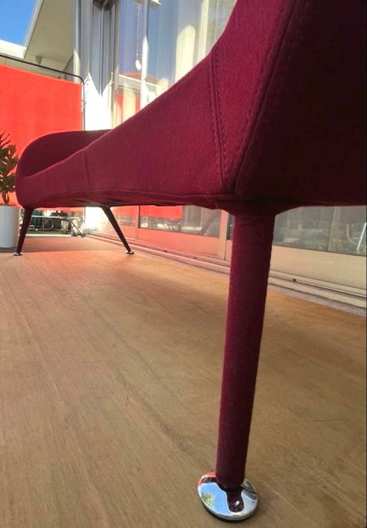 J&M ティファニーレッドソファ　アメリカ　ミッドセンチュリー　モダン　希少