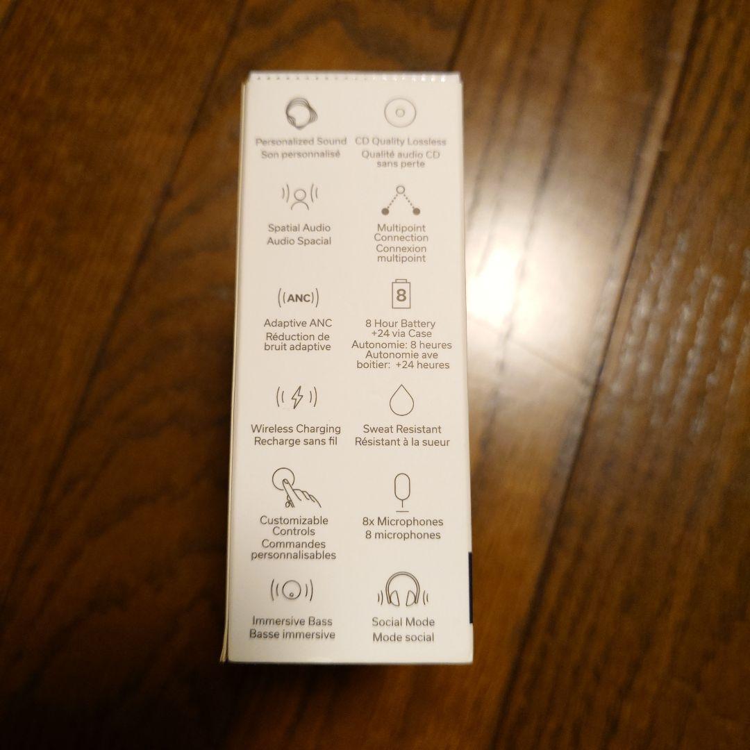 DENON ワイヤレスイヤホン PerL Pro ブラック 充電ケース付き