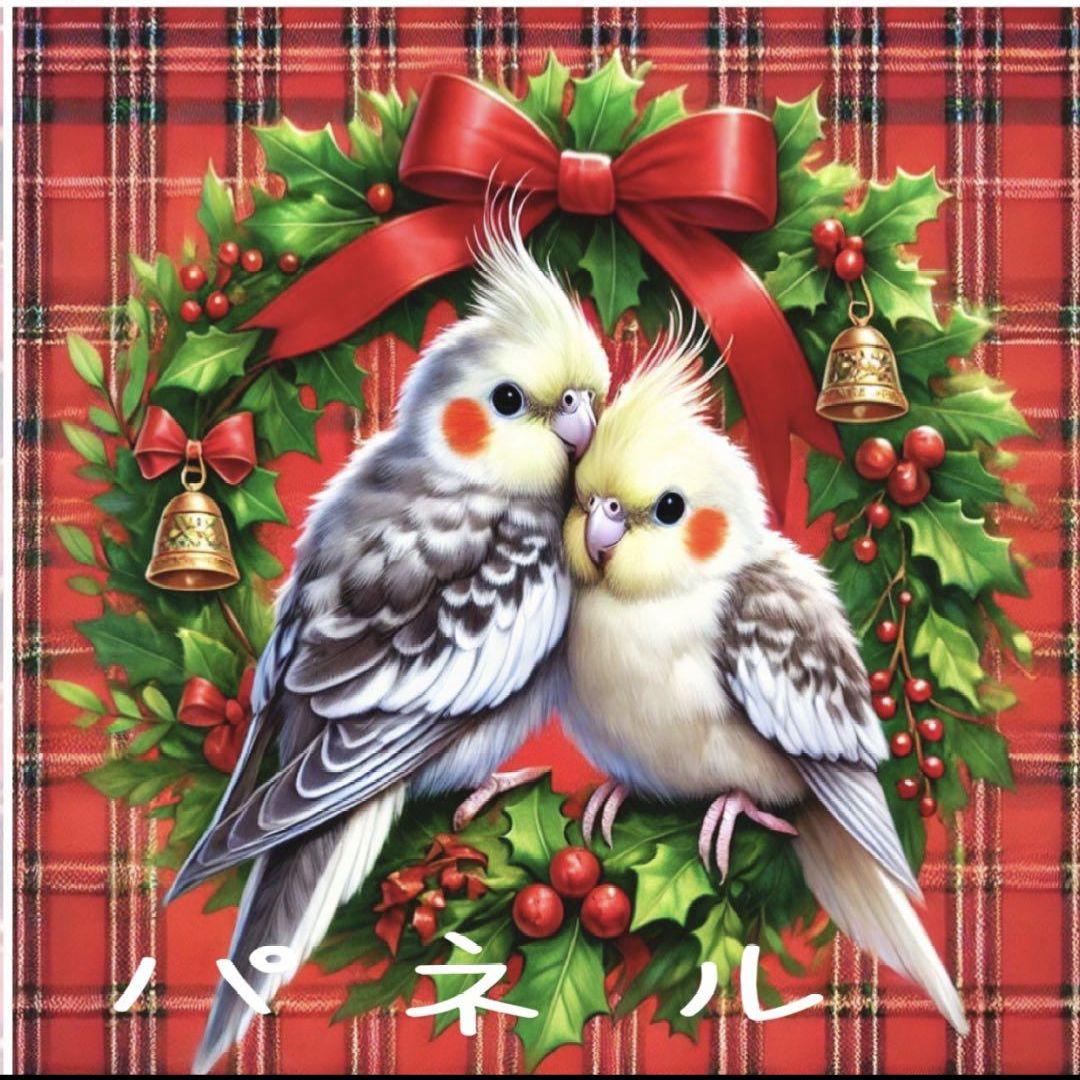 ❀ハンドメイドオーダー用 インコちゃんデザイン パネル サンプル