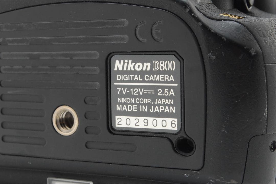 美品✨Nikon ニコン D800 ボディ❤️ショット数13,201回！