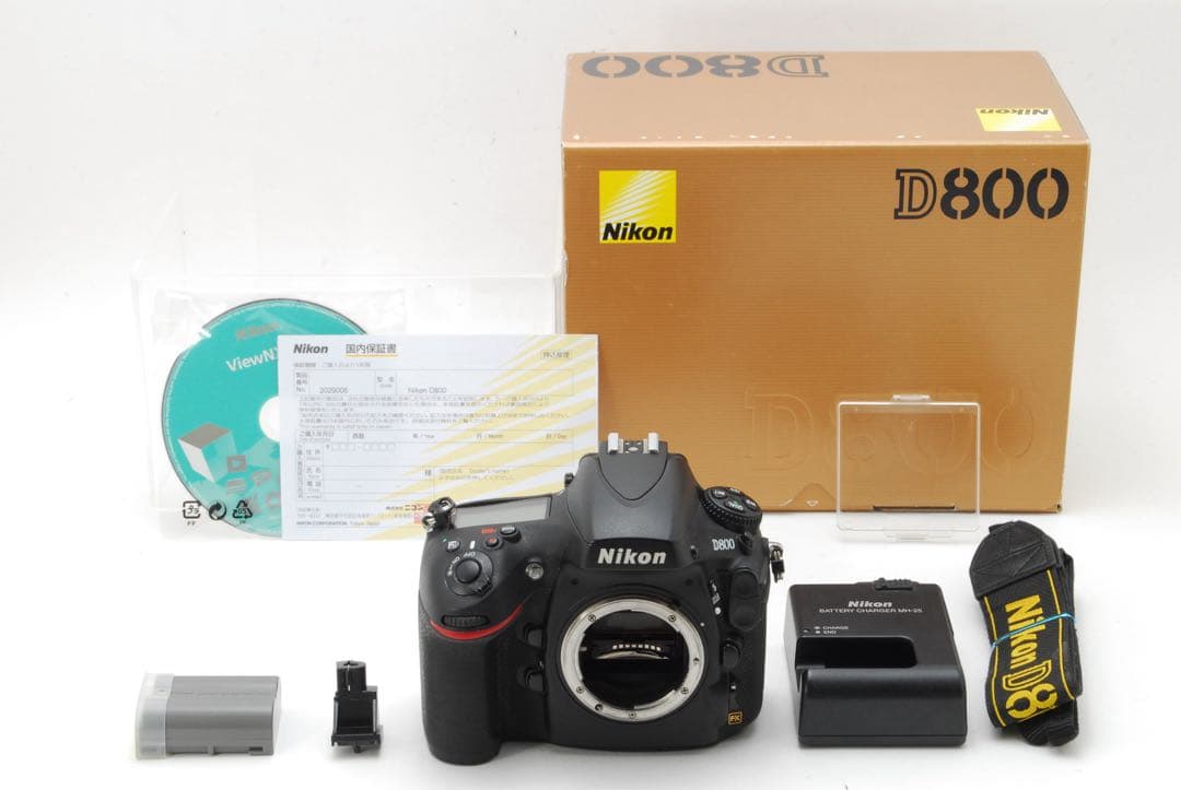 美品✨Nikon ニコン D800 ボディ❤️ショット数13,201回！