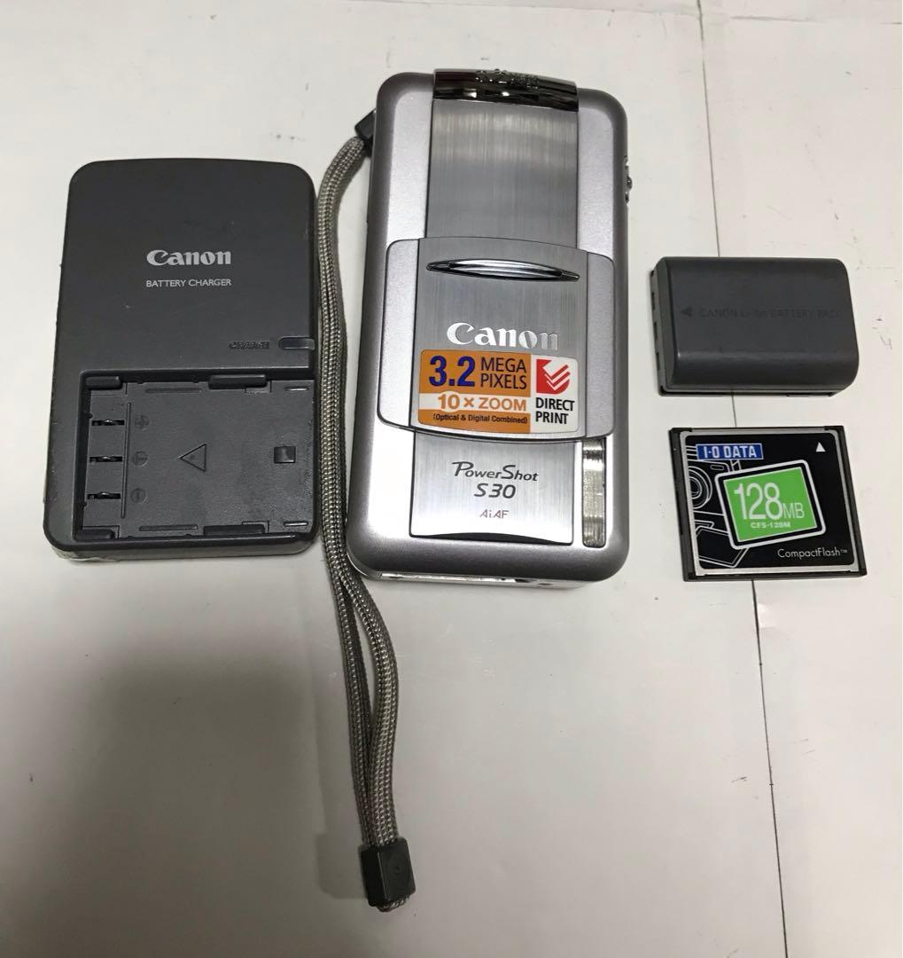 【直ぐ使える状態】美品✨Canon PowerShot S30✨動作OK