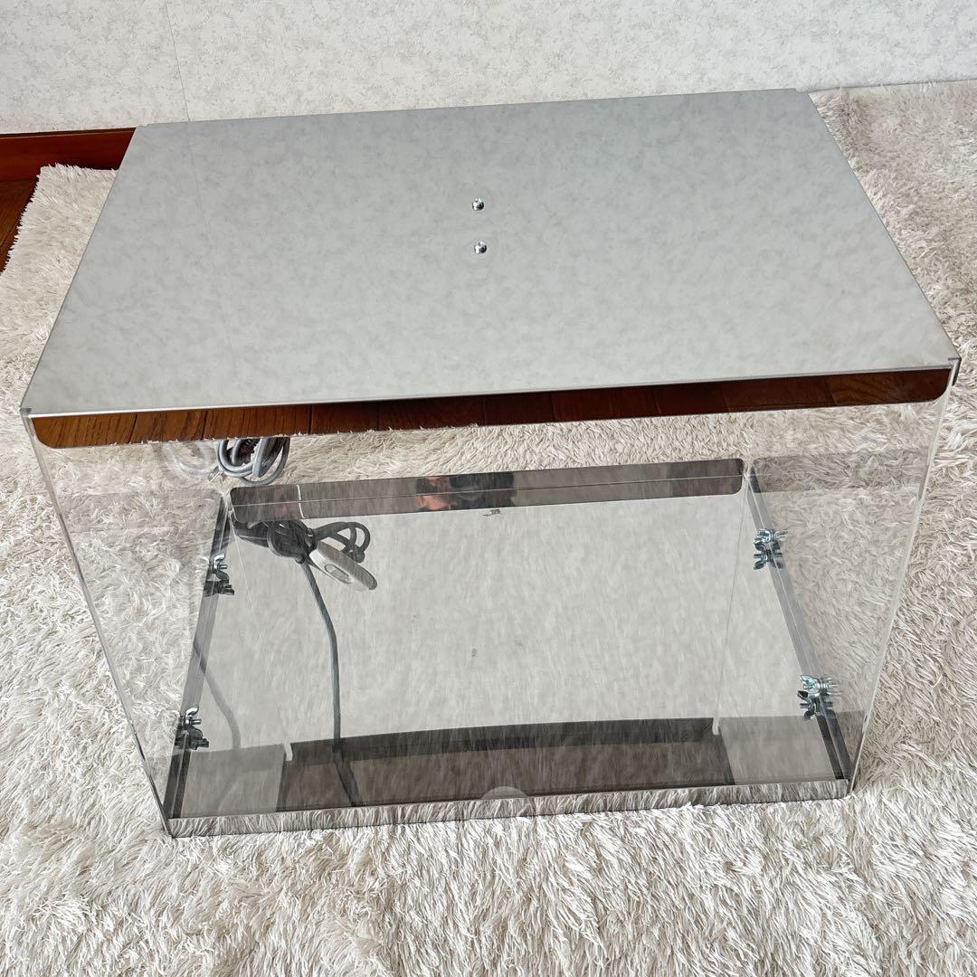 未使用】アクリル製 LED 照明 食品 ショーケース イベント 催事 模擬店