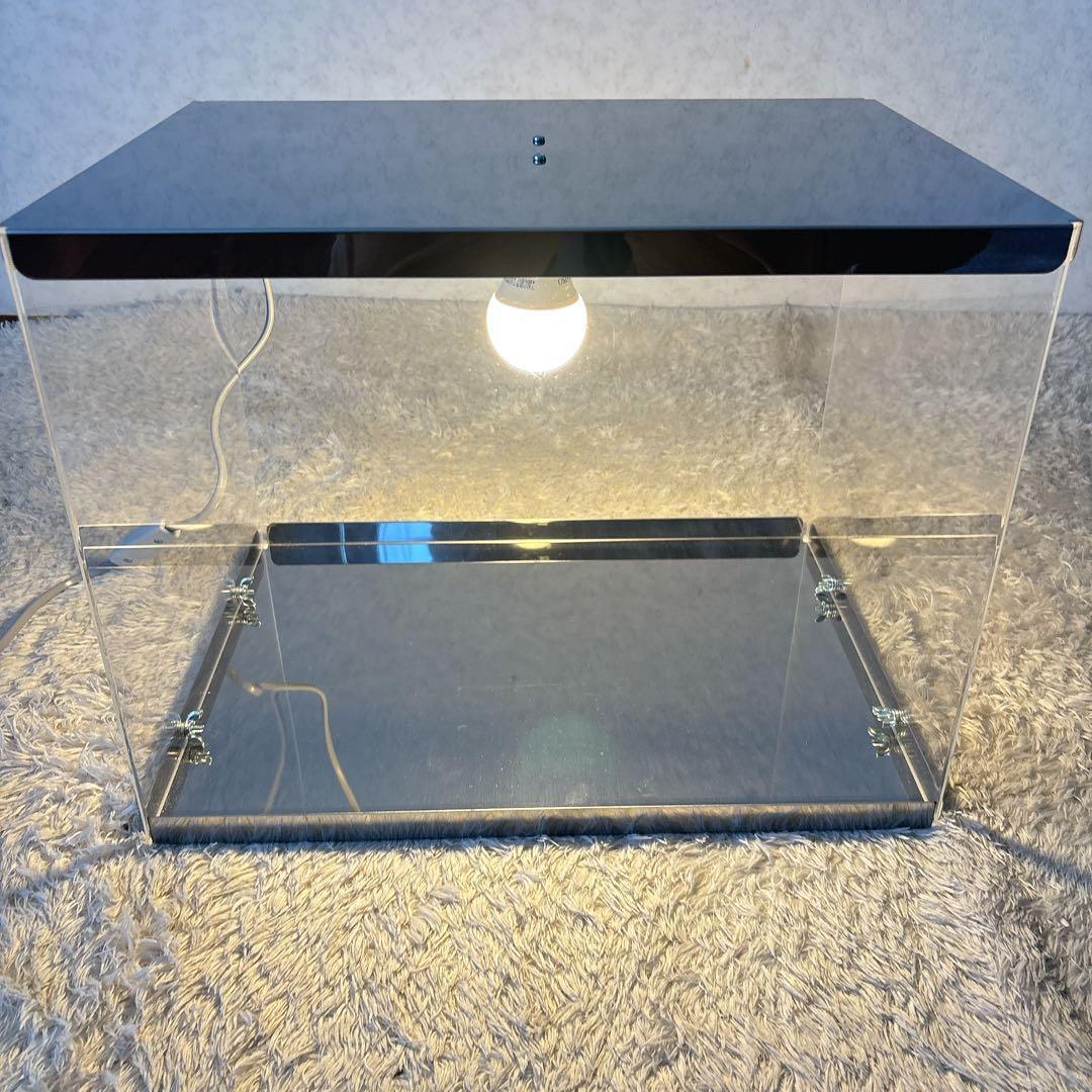未使用】アクリル製 LED 照明 食品 ショーケース イベント 催事 模擬店