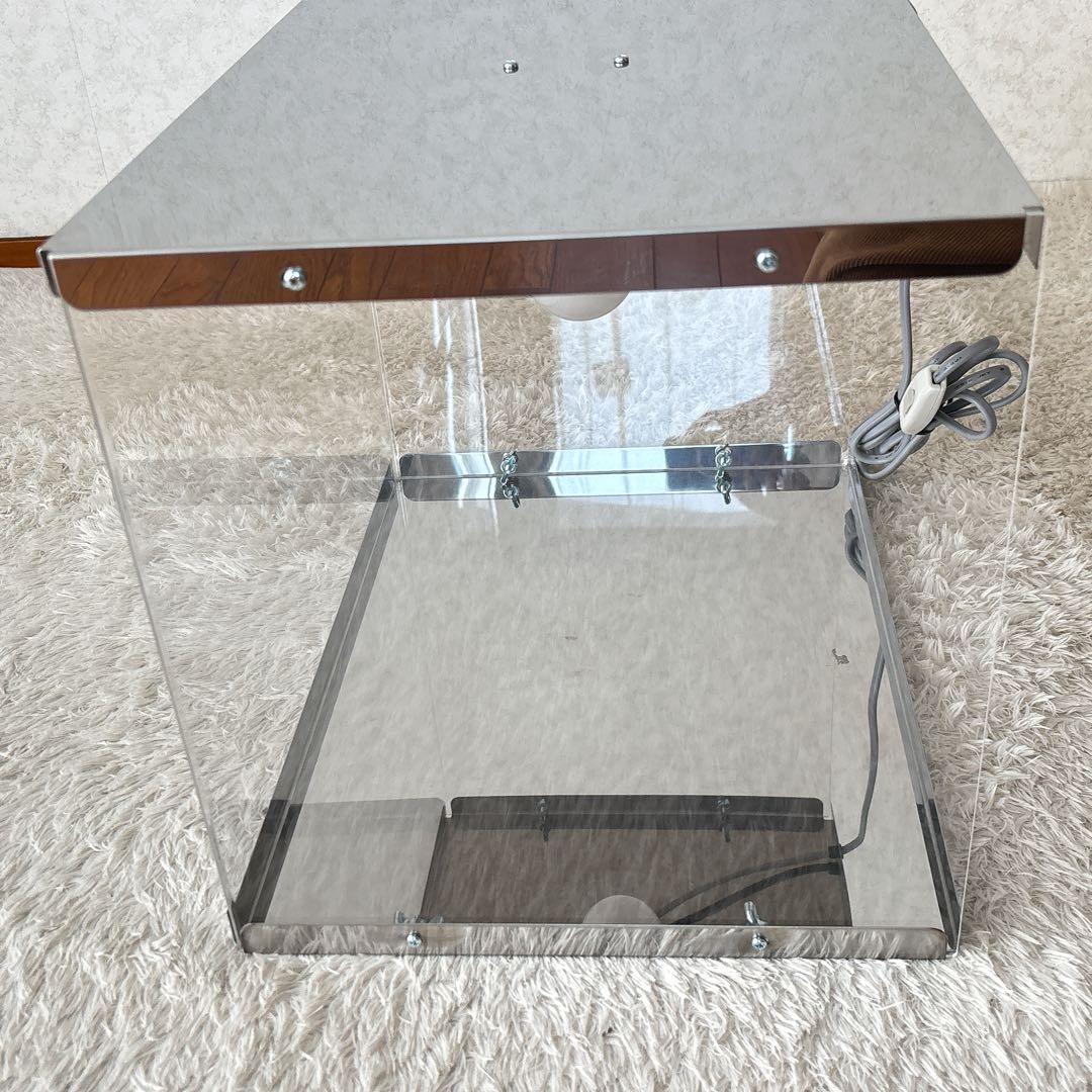 未使用】アクリル製 LED 照明 食品 ショーケース イベント 催事 模擬店