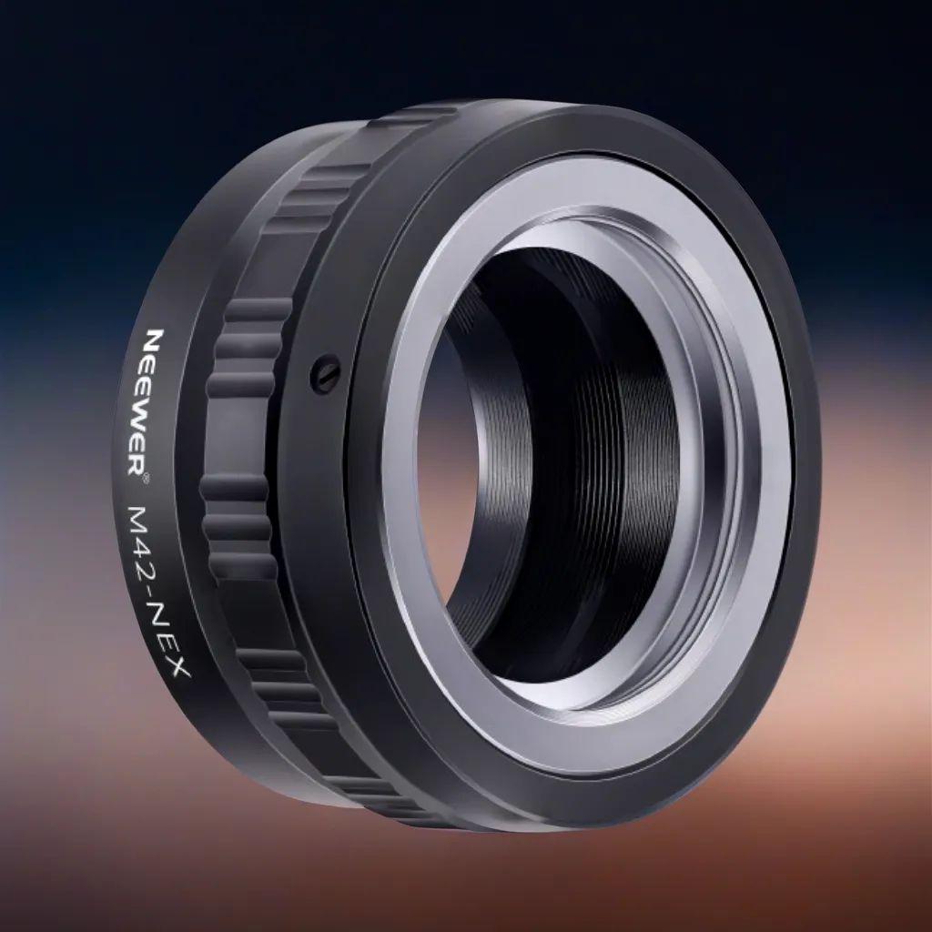 スクリューマウントアダプタ M42レンズ変換