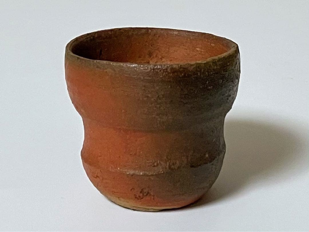 森陶岳 ぐいのみ 備前焼 ぐい呑 盃 酒器 寒風大窯 共箱