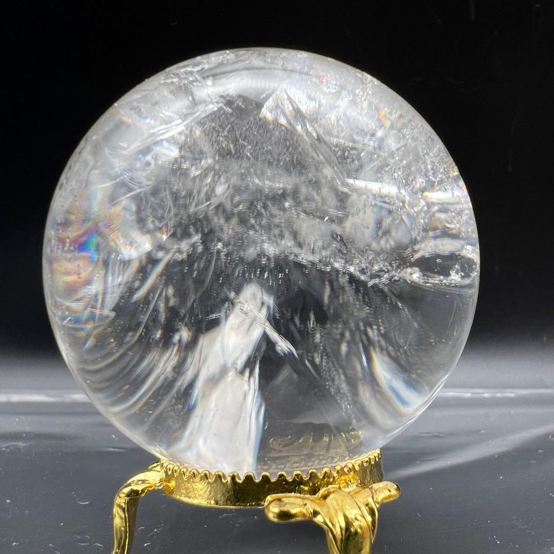 ✮超目玉✮☆美宝珠☆極品極上 水晶玉✨レインボー レムリアンシード 丸玉 天然石