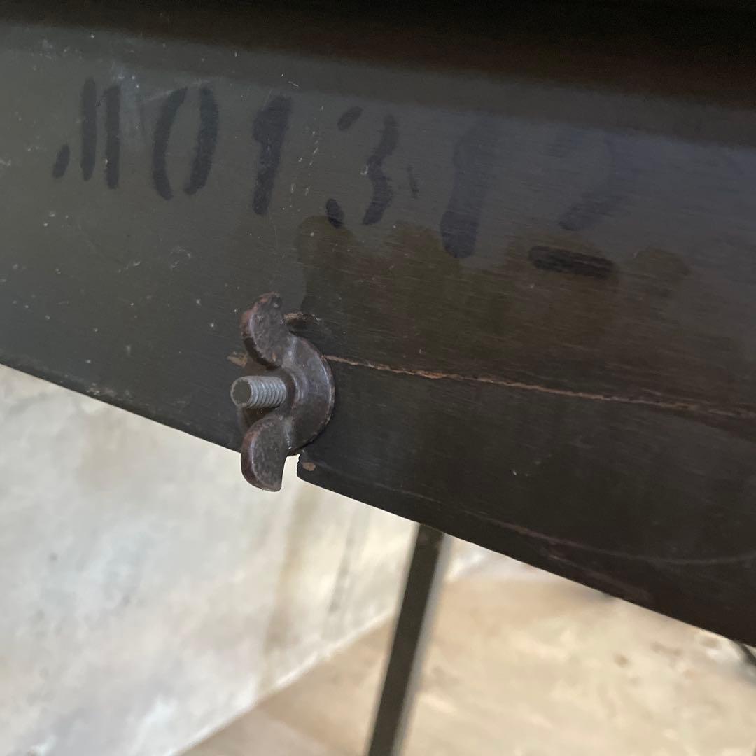 70s U.S.Army フォールディングデスク 実物 角脚 アンティーク レア