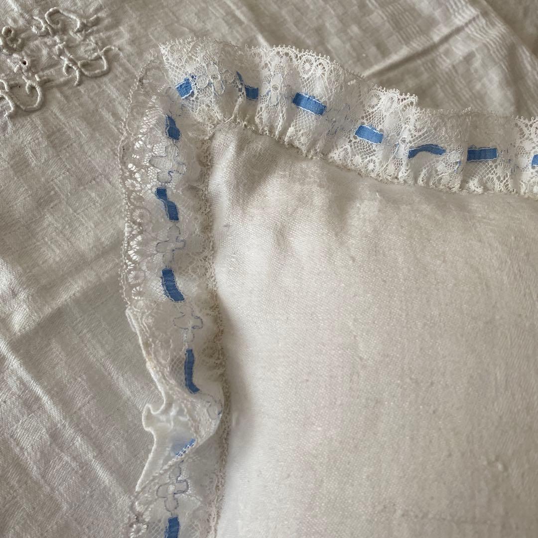 フランスアンティークモノグラム クッション