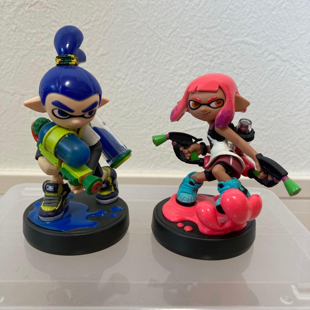 スプラトゥーン amiibo 動作確認済 シオカラーズ タコ等 マリオ30th