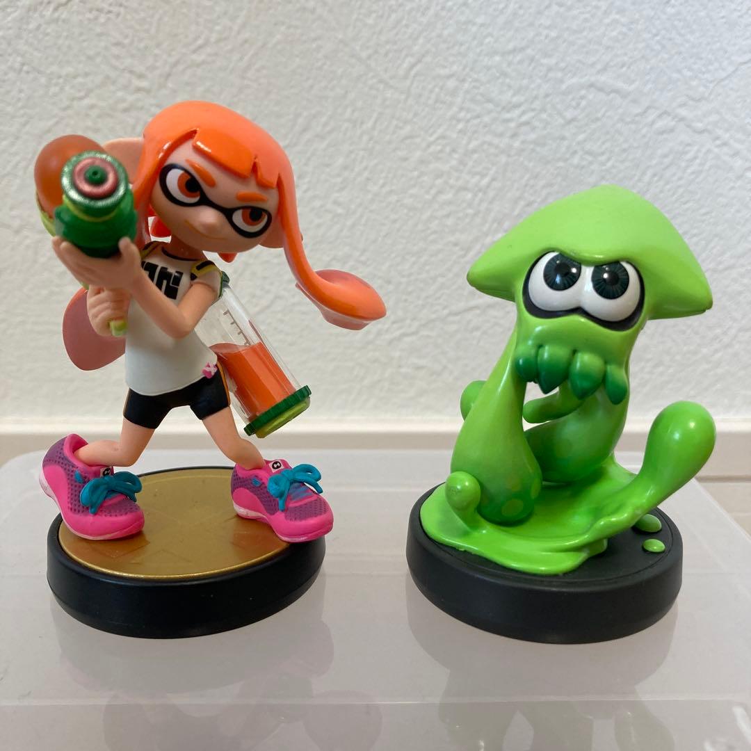 スプラトゥーン amiibo 動作確認済 シオカラーズ タコ等 マリオ30th