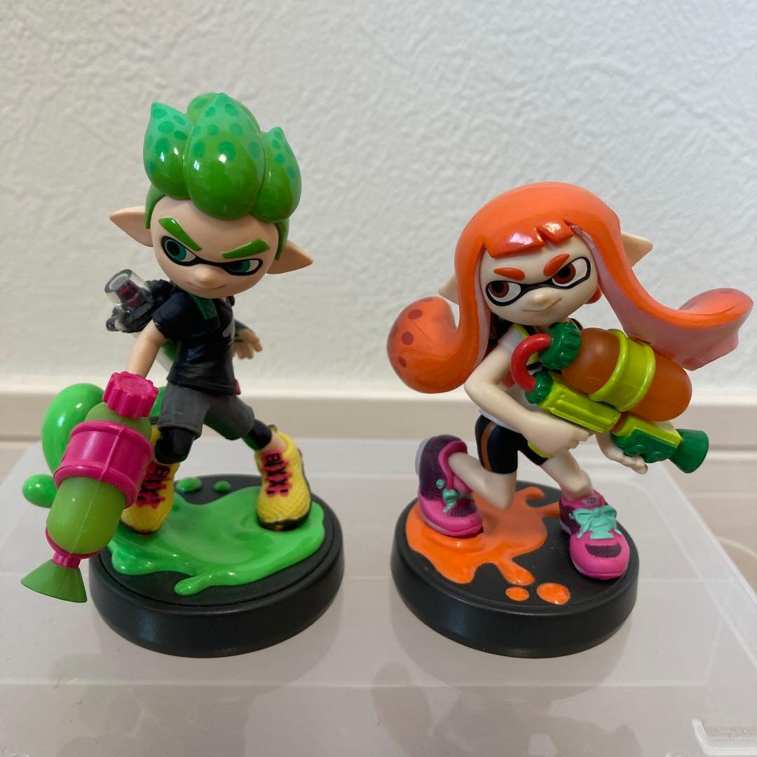スプラトゥーン amiibo 動作確認済 シオカラーズ タコ等 マリオ30th
