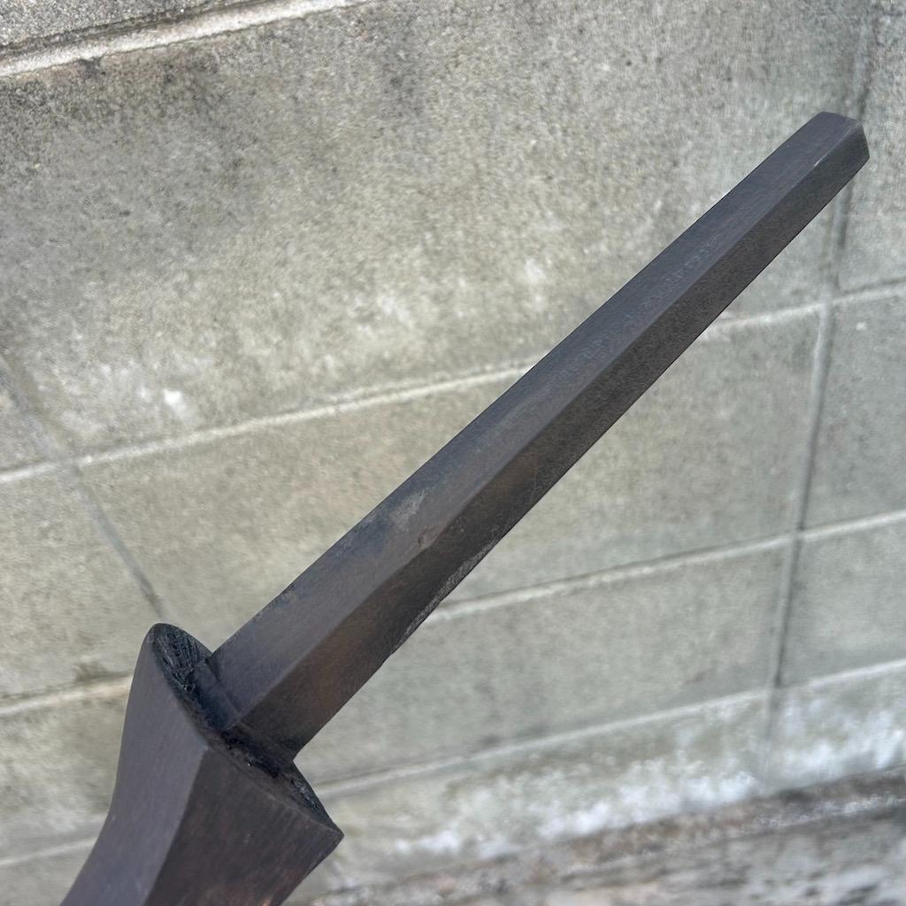 三線　棹　黒木　カミゲン　真壁型　沖縄　未塗装　伝統工芸士製作