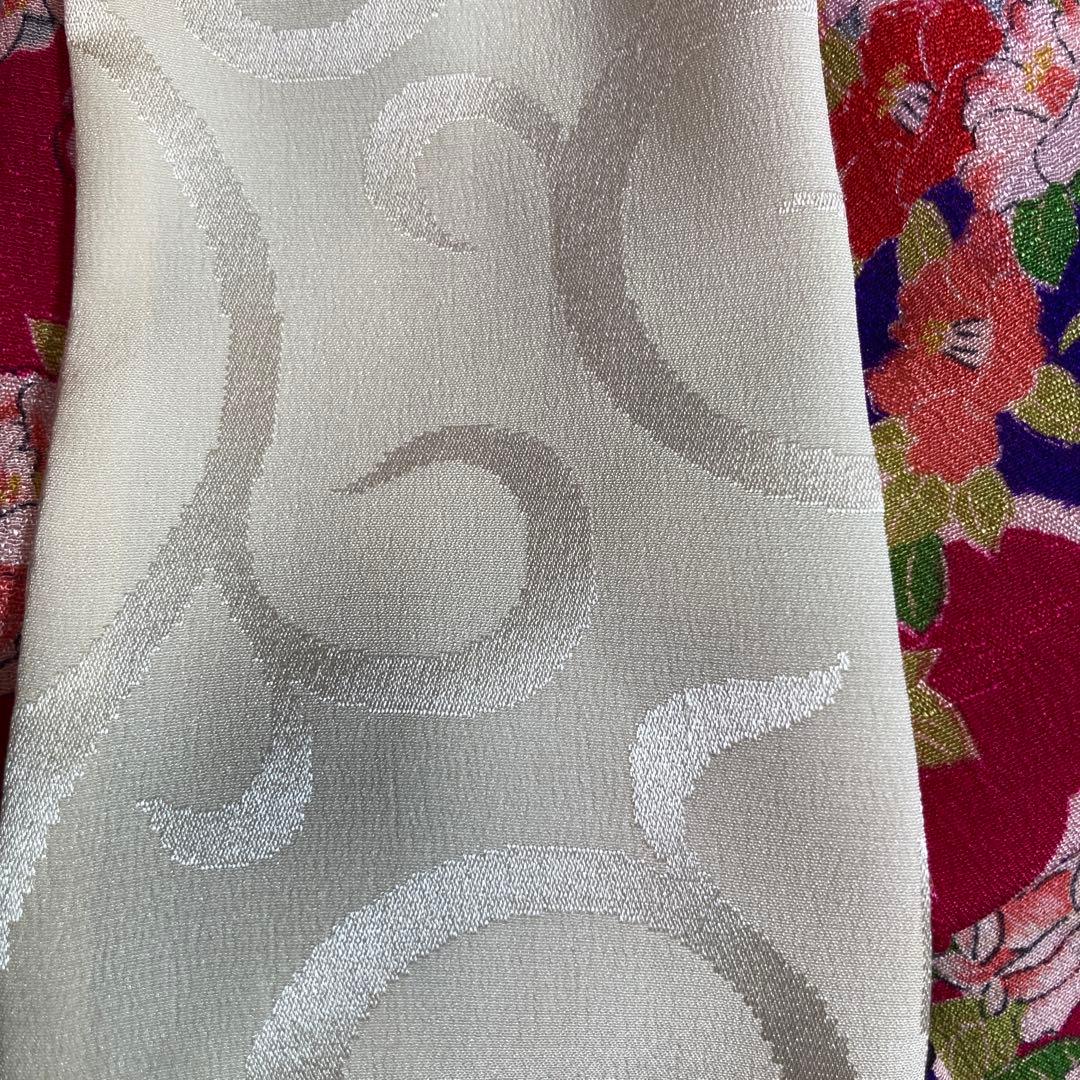 10号古布市松人形着物兵児帯付き