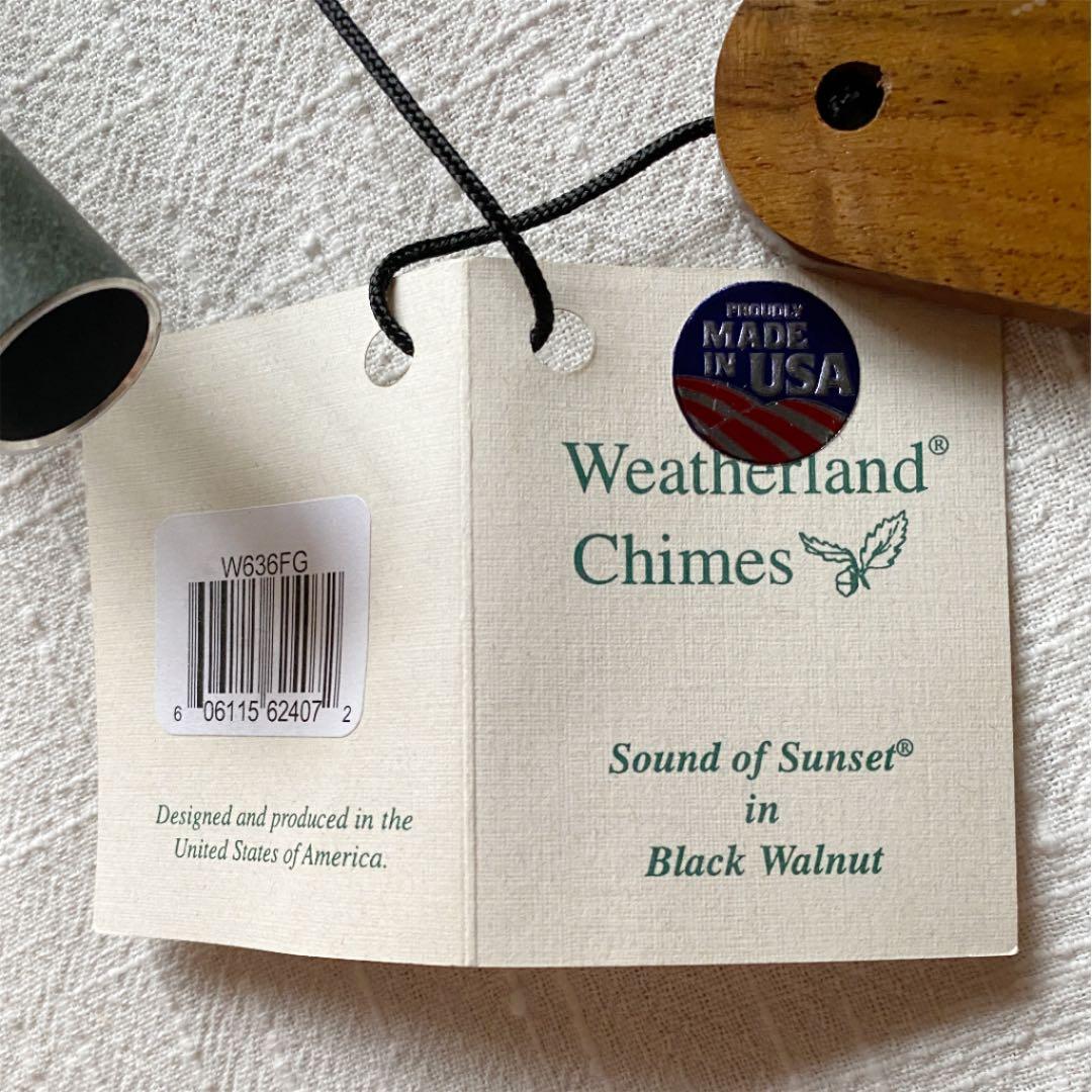 【新品・未使用】Weatherland Chimes ウィンドウ チャイム