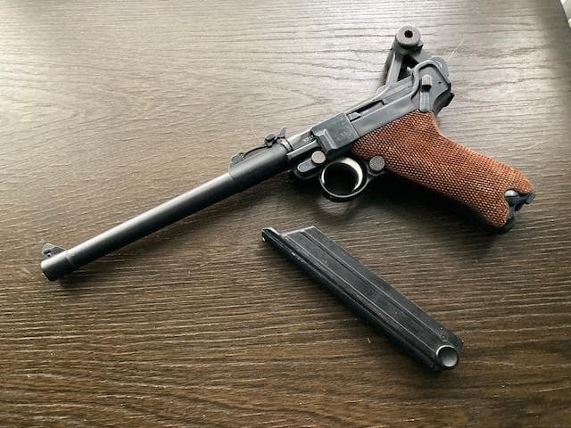 タナカ Luger P08 8inch“1914 Erfurt”version