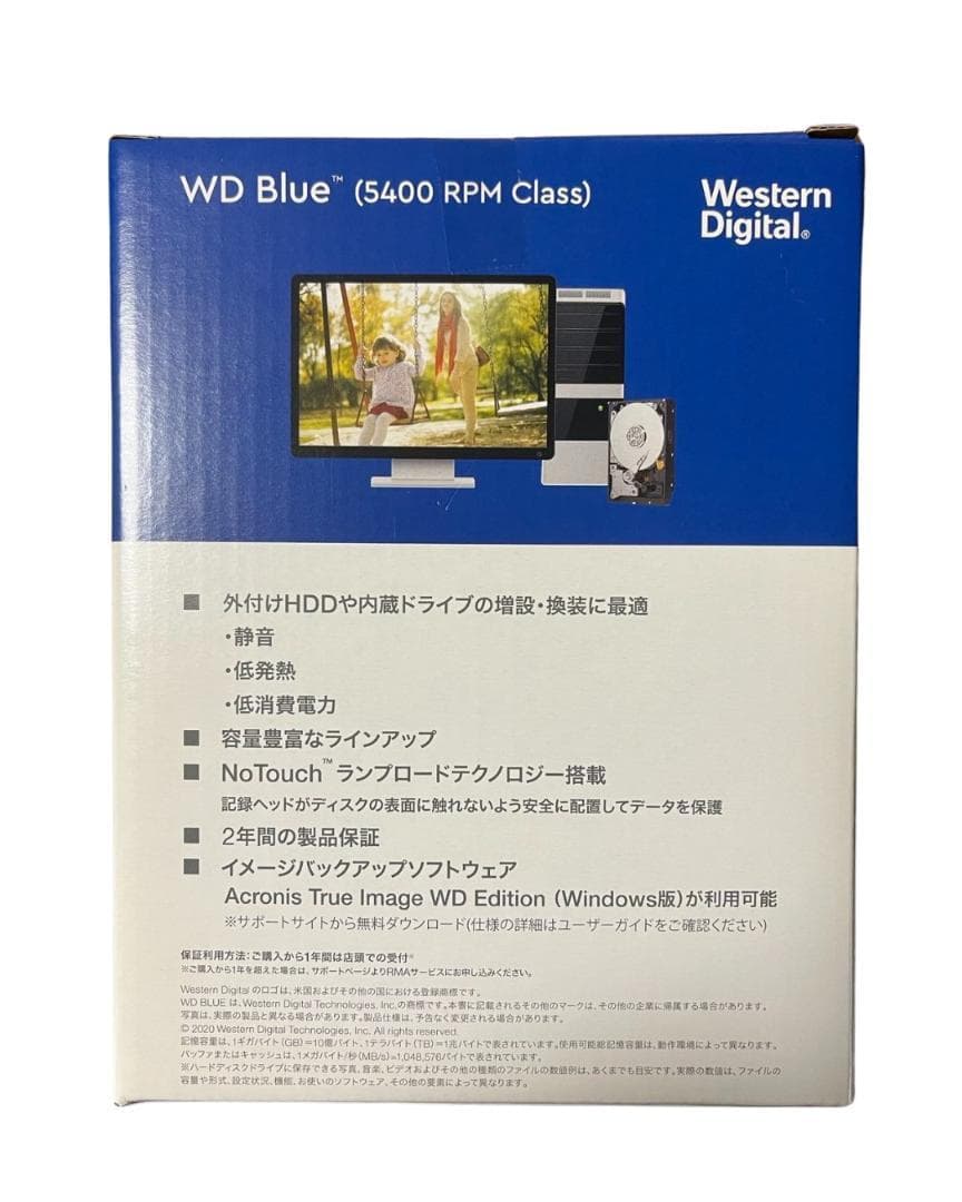 Y*I様 WD Blue 6TB HDD×4台 24TB 新品未使用 NAS向け