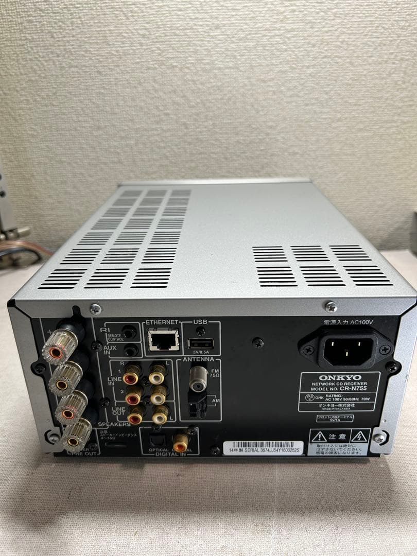 P17 整備ONKYO CR-N755 (S) ネットワークCDレシーバー