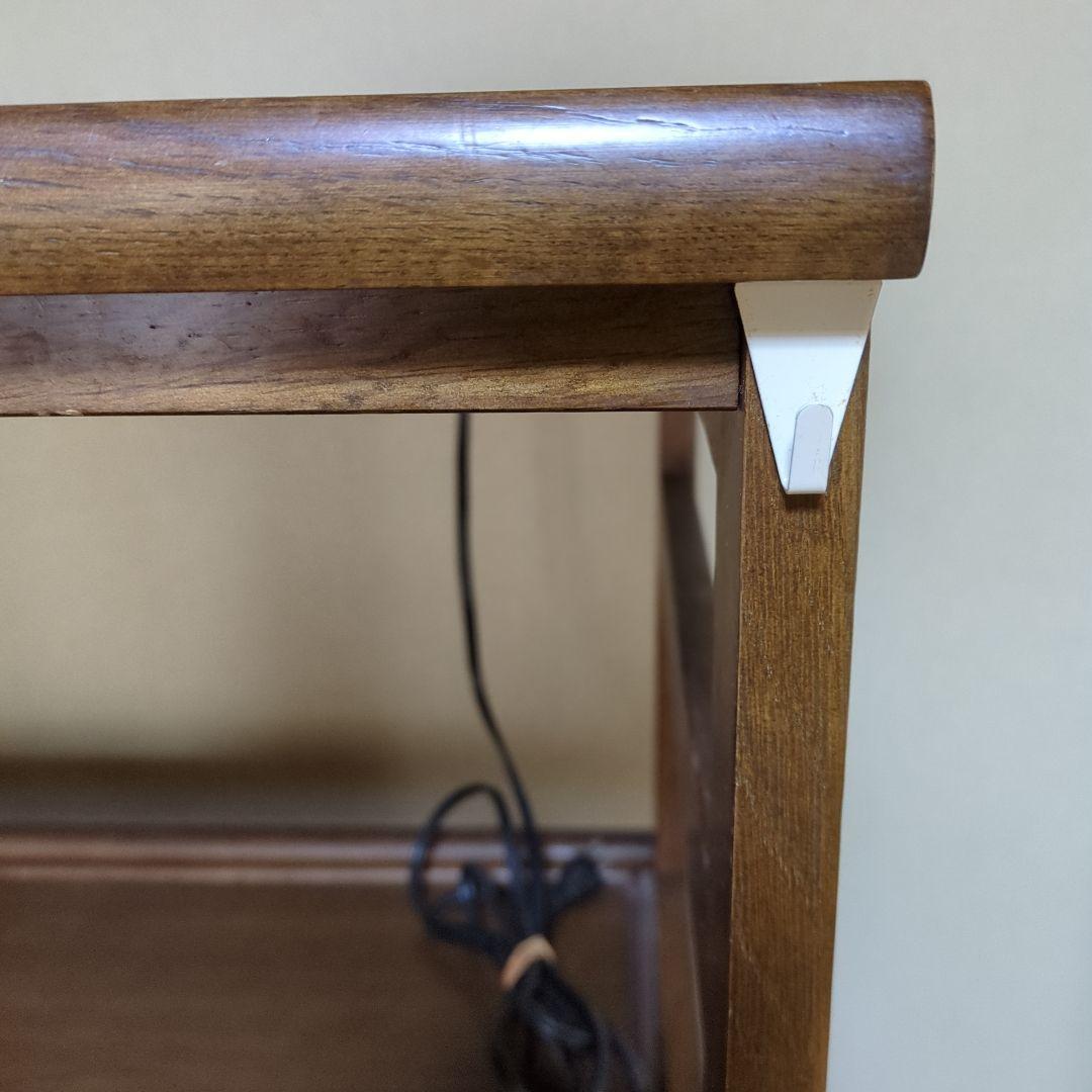 送料無料　カリモク　レンジ台　キッチン台　米びつ付き