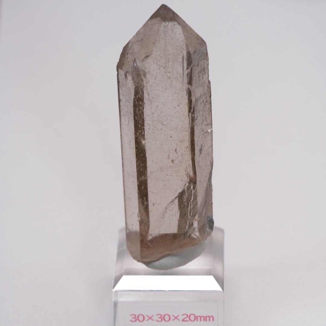 【照り・透明度最高】スイス産スモーキークォーツ 72×19×24mm