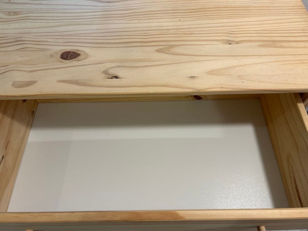 【廃盤・美品】IKEA TARVA チェスト(引き出し×3) パイン材