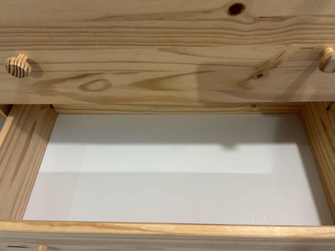 【廃盤・美品】IKEA TARVA チェスト(引き出し×3) パイン材