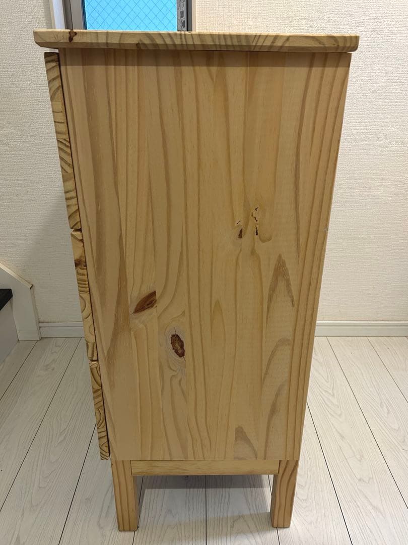 【廃盤・美品】IKEA TARVA チェスト(引き出し×3) パイン材