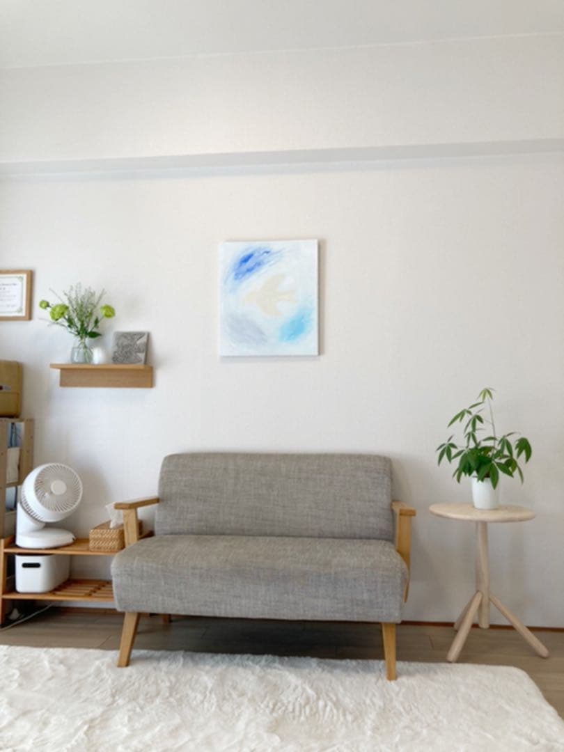 北欧/アート/インテリア/絵画/鳥　【風】