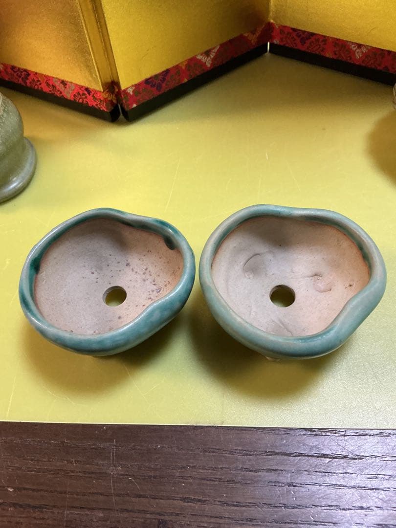 陶酔鉢小鉢7個セット激レア品　盆栽鉢　観賞石