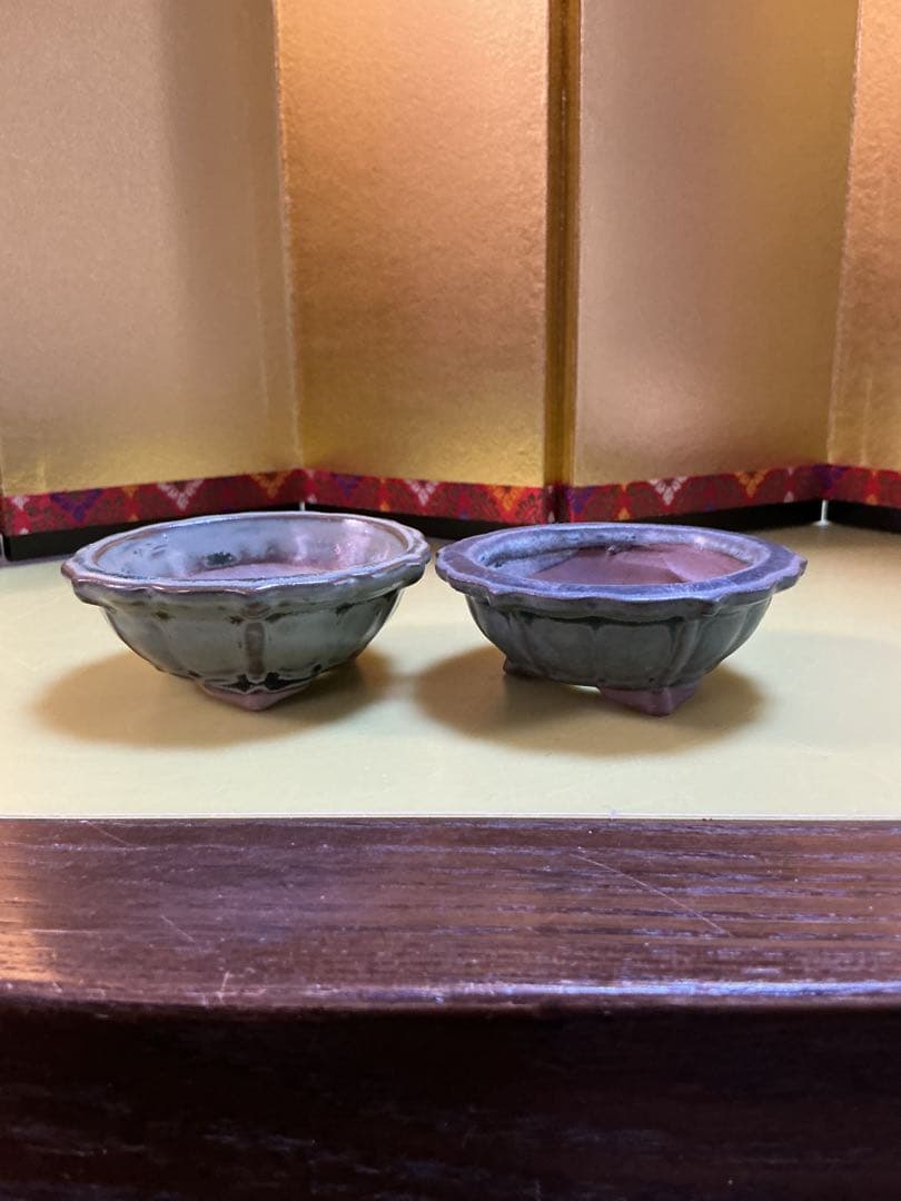 陶酔鉢小鉢7個セット激レア品　盆栽鉢　観賞石