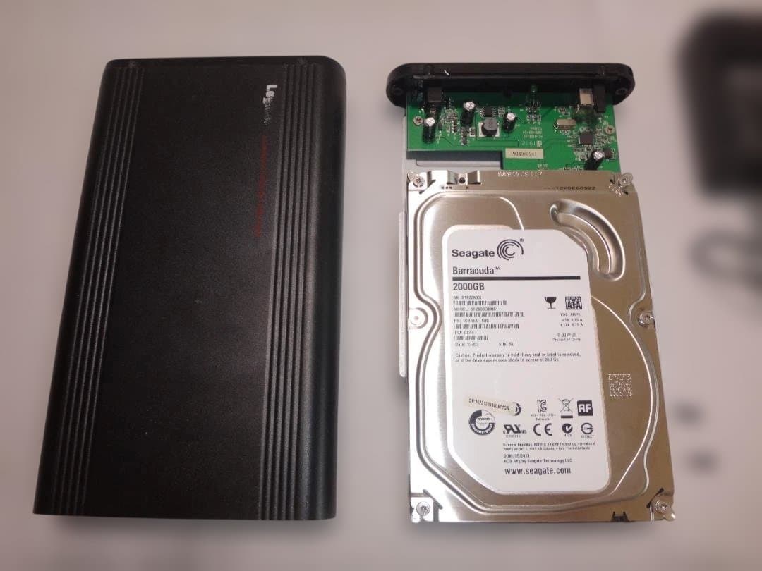 合計11.5TB 2.5インチHDD 4TB 3TB 2TB 0.5TB