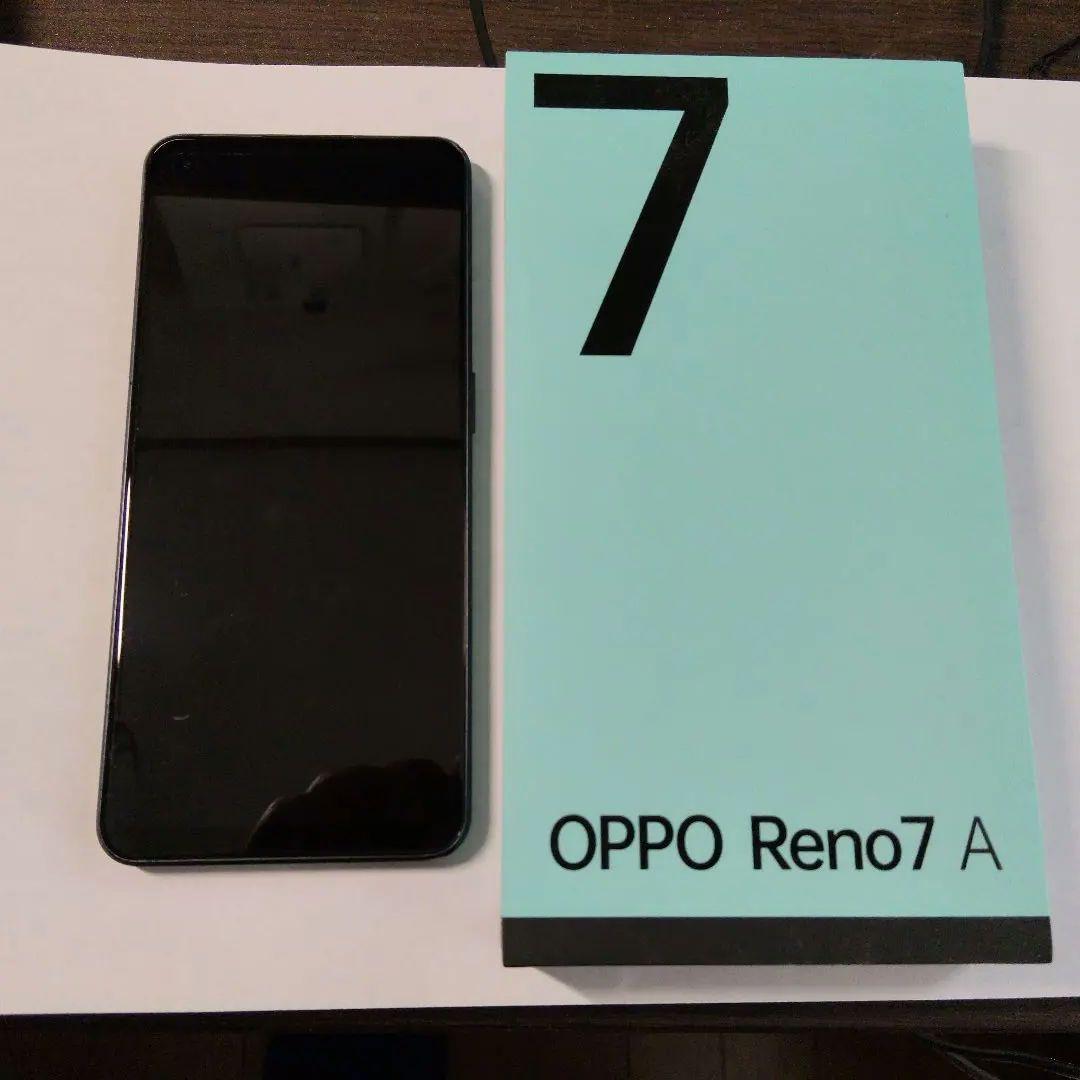 中古 OPPO Reno7 A 本体 スターリーブラック