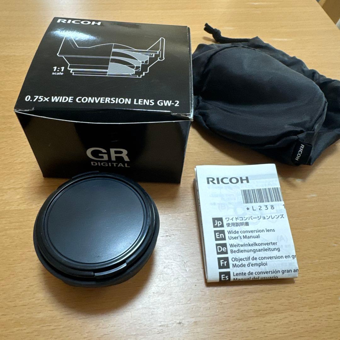RICOH GR DIGITAL IV ワイドコンバージョンレンズ　付き