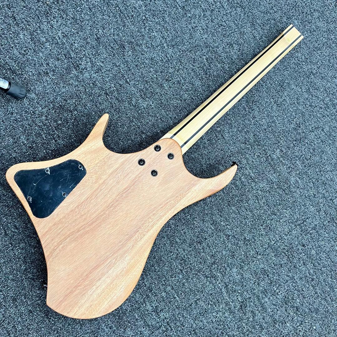 【11881】【新品】【通常弦張れます】 ヘッドレスギターブルー