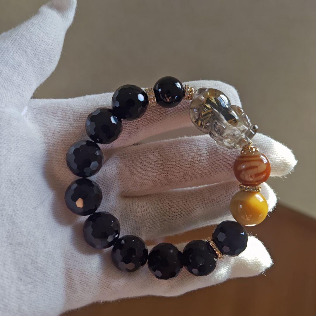 お取り置き専用です♡新作♡金運＆邪気祓いブレス