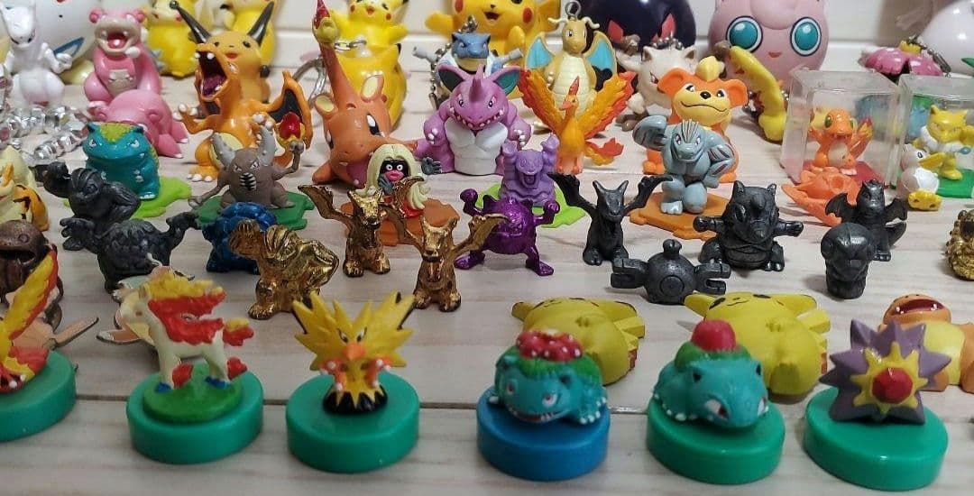【まとめ売り】ポケモン105体　キーホルダー　スタンプ　ソフビ　メタル